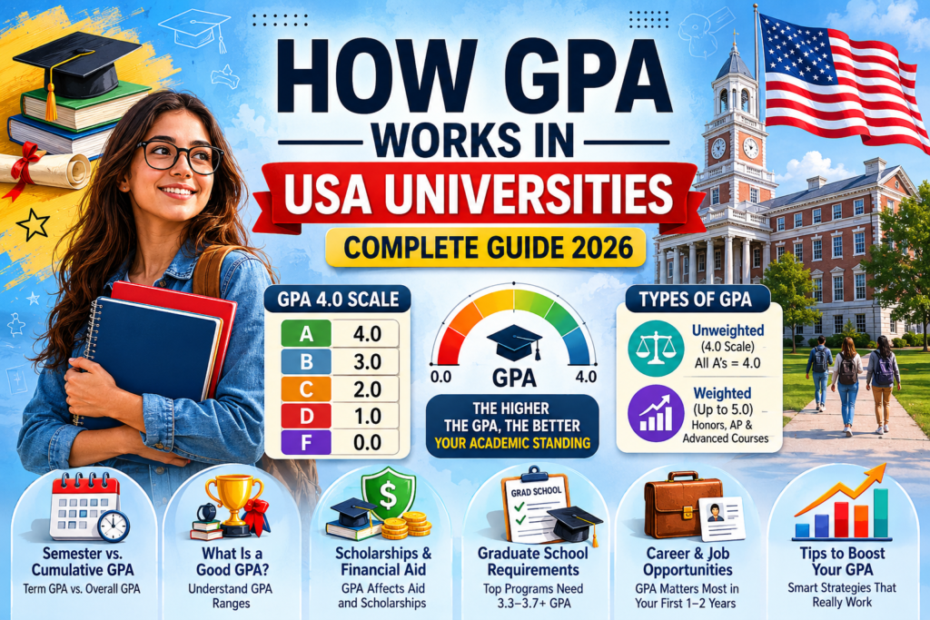 How GPA Works in USA Universities (Complete Guide 2026)
